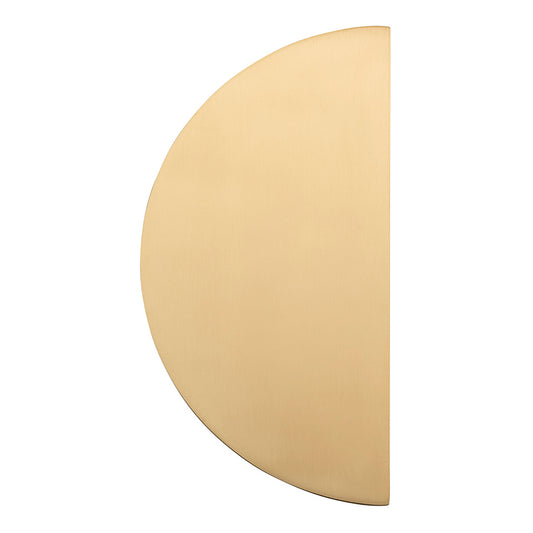 Iver Large Pull Osaka Half Moon Brushed Brass H250mm