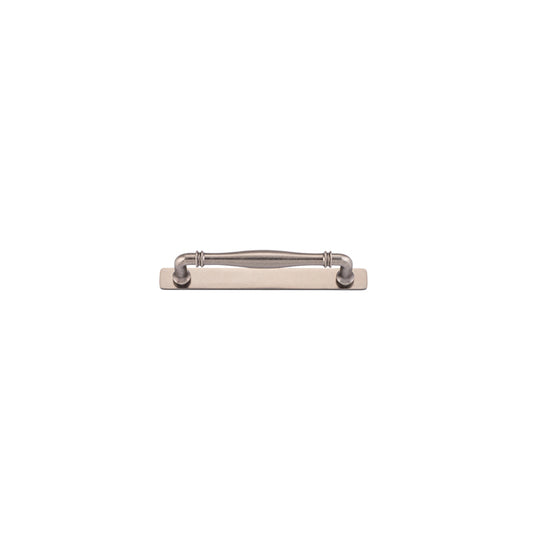 Iver Cabinet Pull Sarlat Distressed Nickel With Backplate L205xW24xP50mm CTC160mm