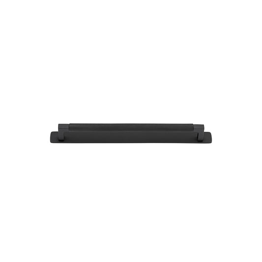 Iver Cabinet Pull Brunswick Matt Black With Backplate L301xW24xP43mm CTC256mm