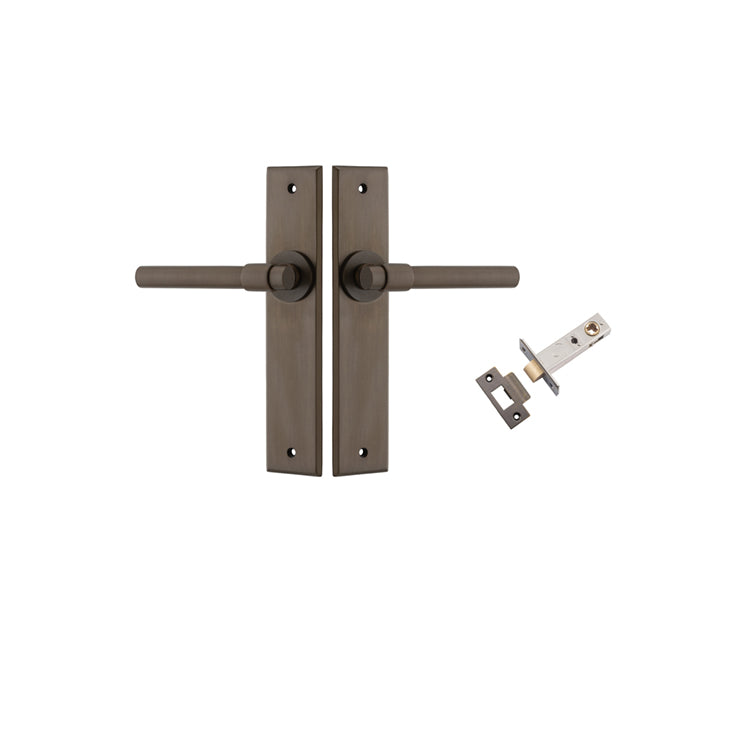 Iver Door Lever Helsinki Chamfered Signature Brass Passage Kit