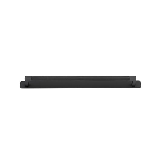 Iver Cabinet Pull Brunswick Matt Black With Backplate L365xW24xP43mm CTC320mm