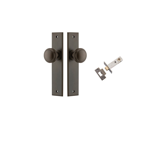 Iver Door Knob Paddington Chamfered Signature Brass Passage Kit