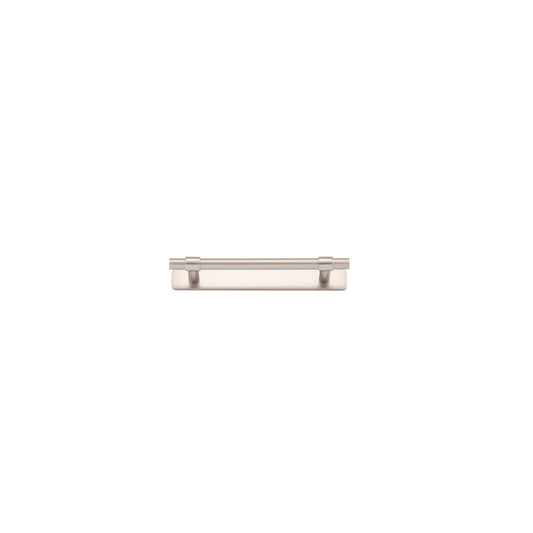 Iver Cabinet Pull Helsinki Satin Nickel With Backplate L173xW24xP39mm CTC128mm