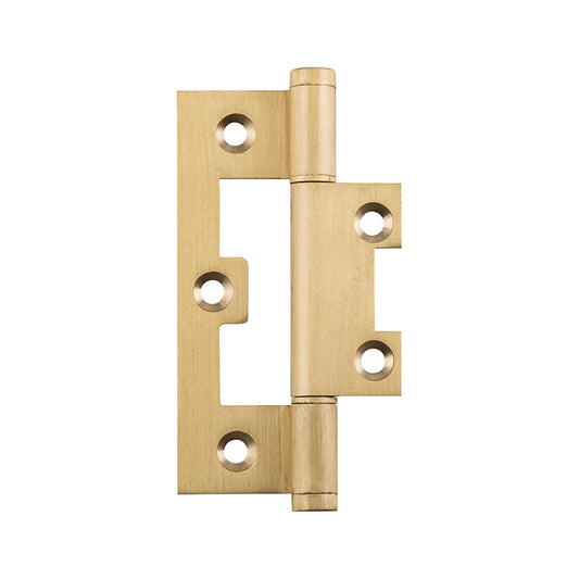 Southern Design Group Hirline Hinge - H89xW35mm - Satin Brass Finish