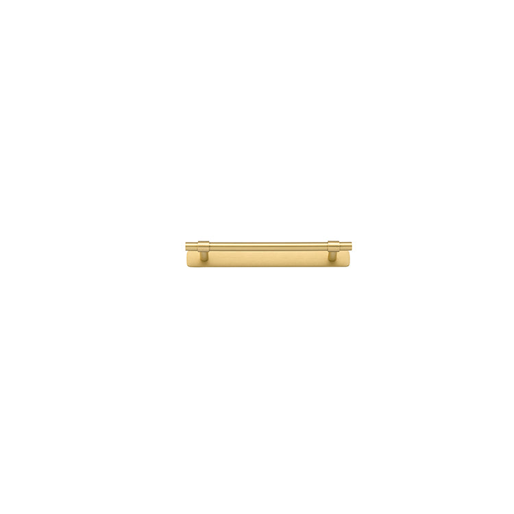 Iver Cabinet Pull Helsinki Brushed Gold PVD With Backplate L205xW24xP39mm CTC160mm