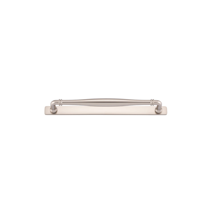 Iver Cabinet Pull Sarlat Satin Nickel With Backplate L301xW24xP51mm CTC256mm