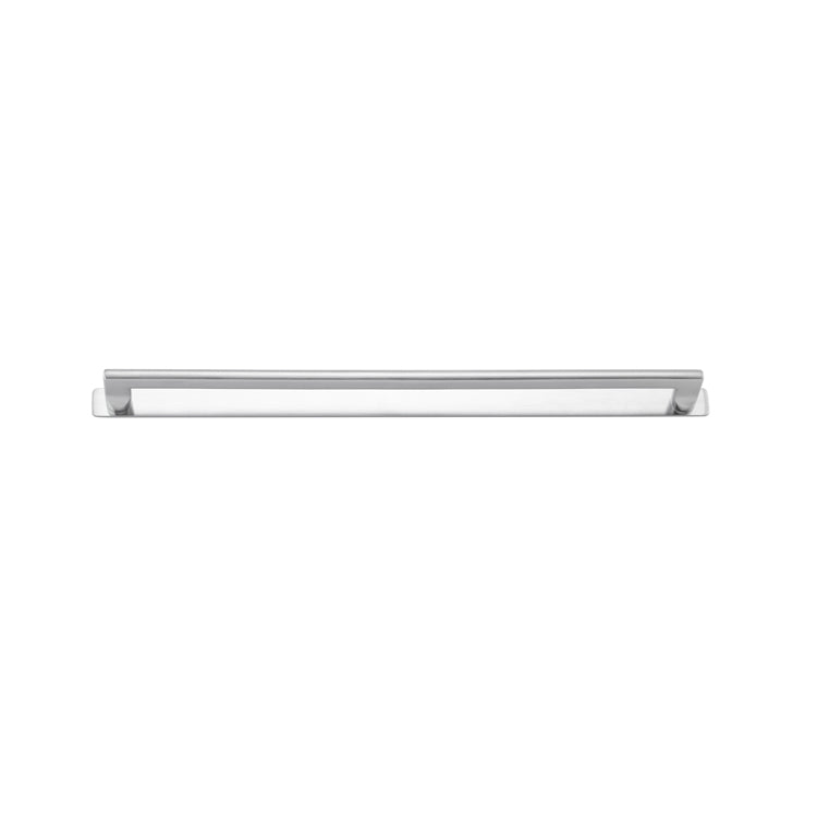 Iver Cabinet Pull Baltimore Brushed Chrome With Backplate L495xW26xP47mm CTC450mm