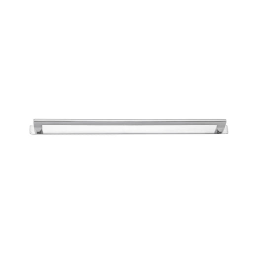 Iver Cabinet Pull Baltimore Brushed Chrome With Backplate L495xW26xP47mm CTC450mm