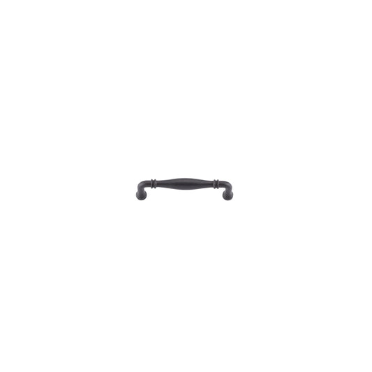 Iver Cabinet Pull Sarlat Matt Black L144xW18xP43mm CTC128mm