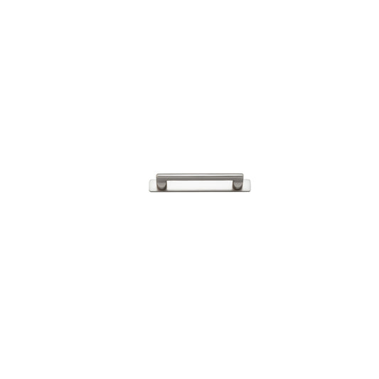 Iver Cabinet Pull Baltimore Satin Nickel With Backplate L173xW24xP39mm CTC128mm