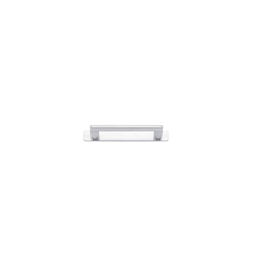 Iver Cabinet Pull Baltimore Brushed Chrome With Backplate L173xW24xP39mm CTC128mm