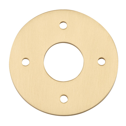 Iver Adaptor Plate Pair Rose Round Brushed Gold PVD OD60xP2mm ID22mm CTC41.5mm