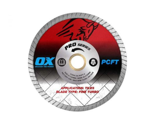 OX Pro 5” Fine Turbo Diamond Blade