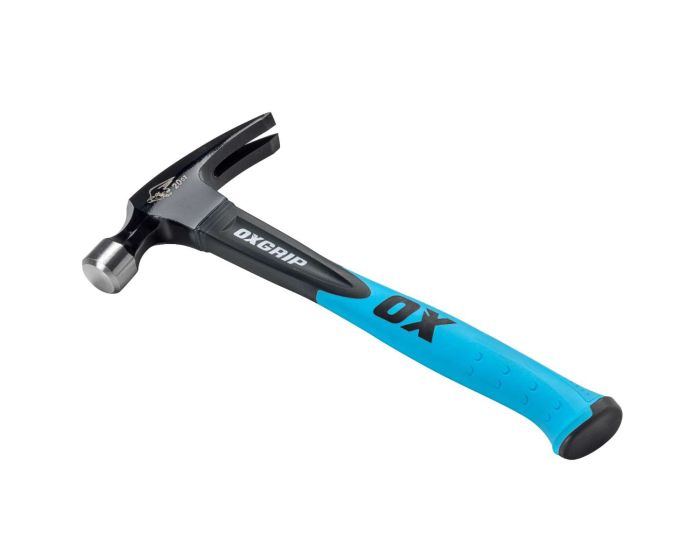 OX Fiberglass Handle Claw Hammer - 20oz / 560g