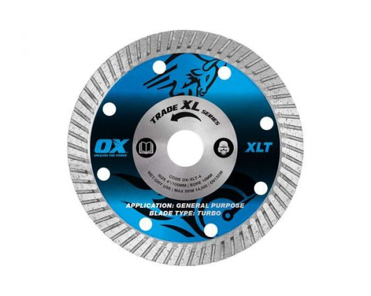 OX Trade XL Turbo Diamond Blade 105mm - General Purpose