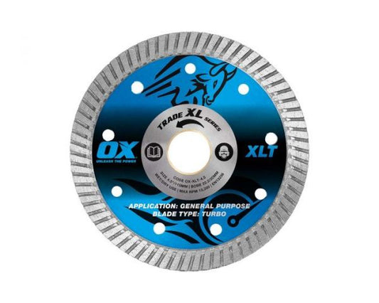 OX Trade XL Turbo Diamond Blade 115mm - General Purpose