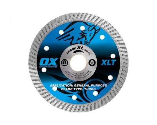 OX Trade XL Turbo Diamond Blade 125mm - General Purpose