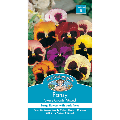 Pansy Swiss Giant Mixed