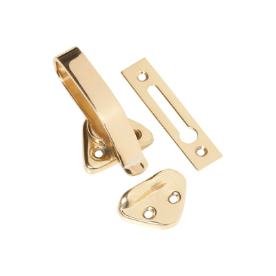 Tradco Hopper Window Fastener Polished Brass L74xW39xP31mm