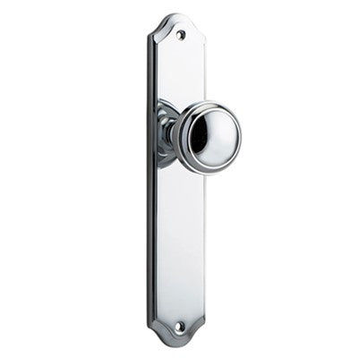 Iver Door Knob Paddington Shouldered Latch Pair Polished Chrome D55xP63mm BPH250xW48mm