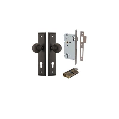 Iver Door Knob Guildford Stepped Signature Brass Key / Key Entrance Kit