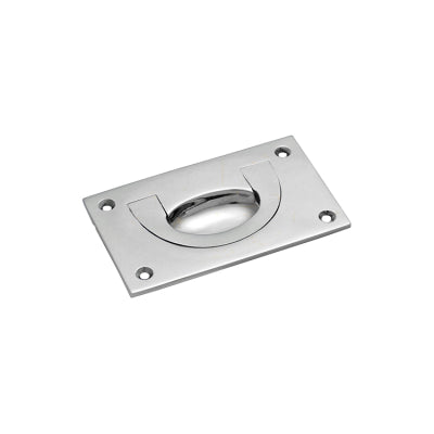 Tradco Flush Pull Large Chrome Plated H55xW90mm