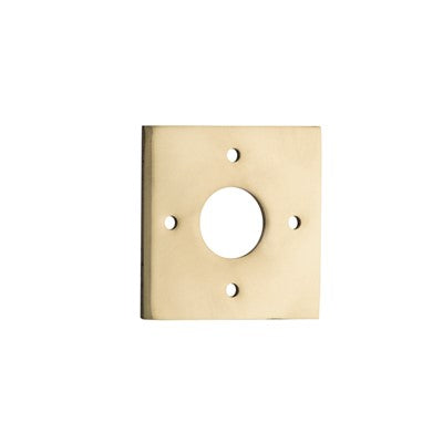 Iver Adaptor Plate Pair Rose Square Polished Brass H60xW60xP2mm ID22mm CTC41.5mm