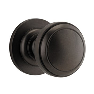 Iver Door Knob Paddington Rose Round Concealed Fix Pair Signature Brass D55xP68mm BPD58mm