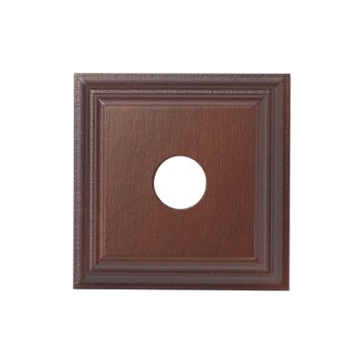 Tradco Switch Socket Block Classic Single Cedar H90xW90mm