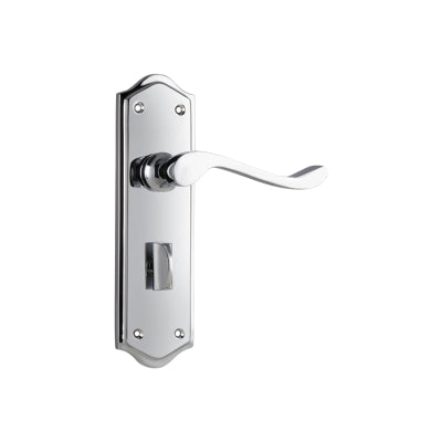 Tradco Door Lever Henley Privacy Pair Chrome Plated H180xW50xP58mm