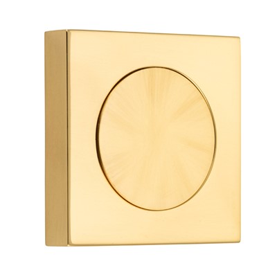 Iver Blank Rose Square Polished Brass H52xW52xP10mm