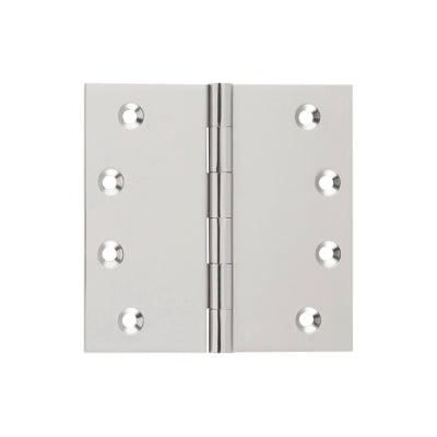 Southern Design Group Fixed Pin Hinge - H100xW100mm - Satin Nickel Finish