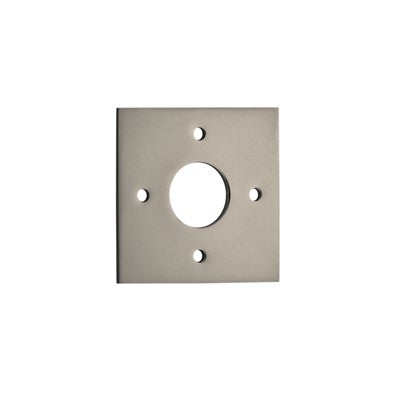 Iver Adaptor Plate Pair Rose Square Satin Nickel H60xW60xP2mm ID22mm CTC41.5mm