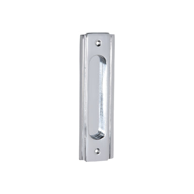 Tradco Sliding Door Pull Traditional Chrome Plated H150xW43mm