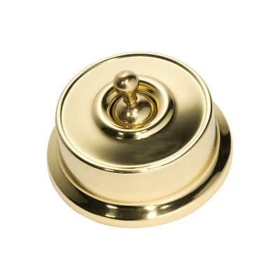 Tradco Switch Federation Polished Brass D62xP38mm