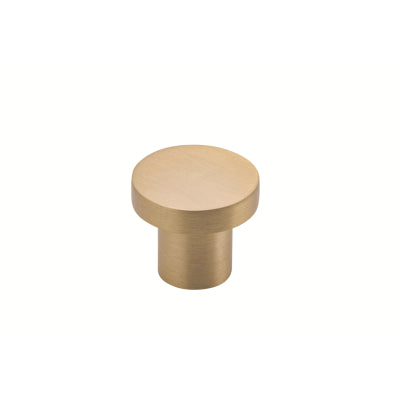 Iver Cupboard Knob Osaka Brushed Brass P28xD32mm