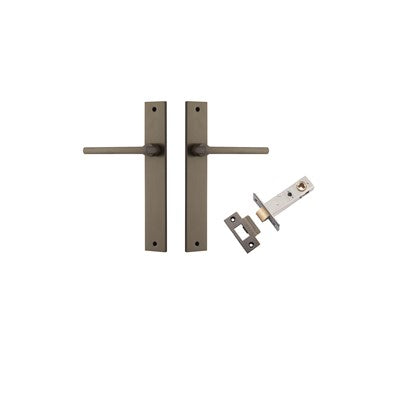 Iver Door Lever Baltimore Rectangular Signature Brass Passage Kit