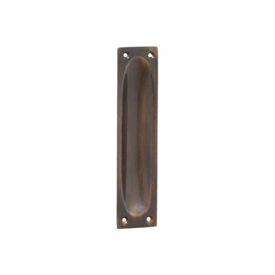 Tradco Sliding Door Pull Classic Large Antique Brass H140xW32mm