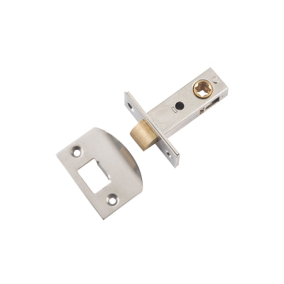 Tradco Tube Latch Split Cam 'D' Striker Satin Nickel Backset 45mm