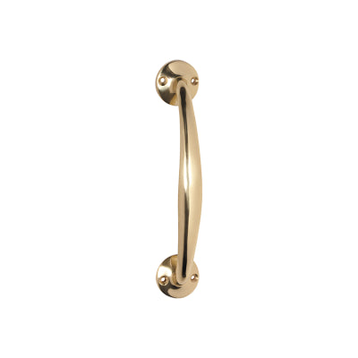 Tradco Cabinet Pull Handle Telephone Polished Brass L187xP45mm