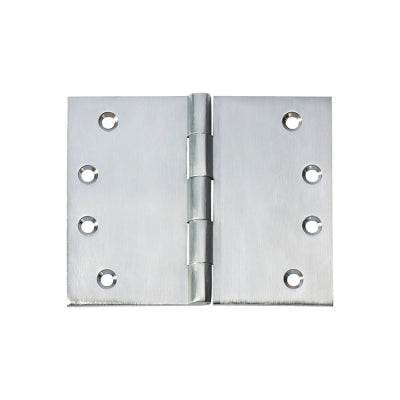 Southern Design Group Broad Butt Hinge - H100xW125mm - Satin Chrome Finish