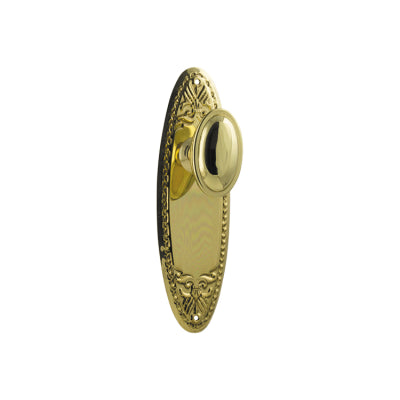 Tradco Door Knob Fitzroy Latch Pair Polished Brass H205xW63xP60mm