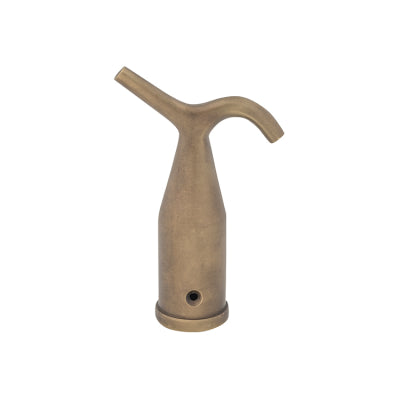 Tradco Pole Hook Antique Brass H100xD25mm