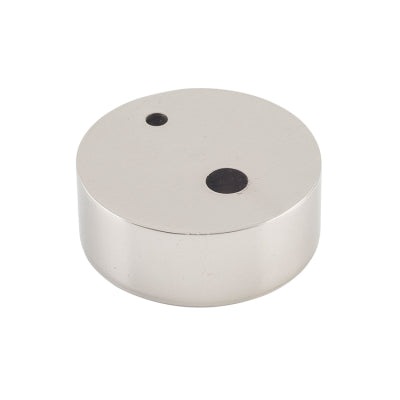 Tradco Door Stop Spacer Oval Satin Nickel H15xD40mm