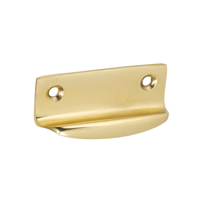 Tradco Sash Lift Bar Polished Brass H26xW63xP19mm