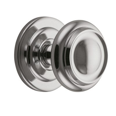 Iver Centre Door Knob Sarlat Polished Chrome D98xP99mm BP107mm