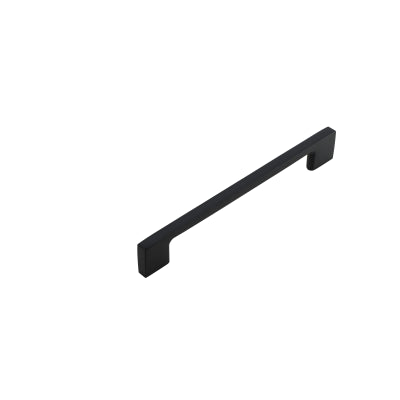 Iver Cabinet Pull Cali Matt Black With Backplate L205xW24xP31mm CTC160mm