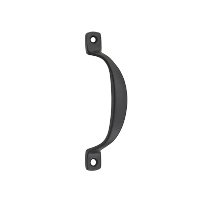 Tradco Cabinet Pull Handle Offset Matt Black L100xP20mm