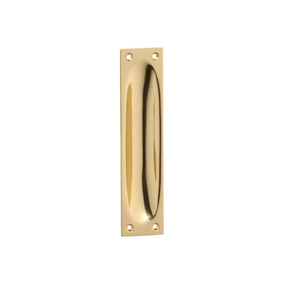 Tradco Sliding Door Pull Classic Large Polished Brass H140xW32mm