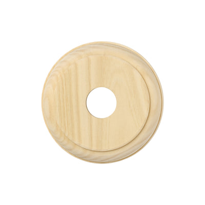 Tradco Switch Socket Block Traditional Round Single Pine D90mm